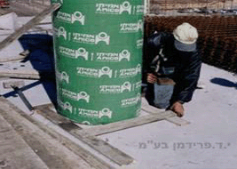 תבניות קרטון עגולות ליציקת בטון